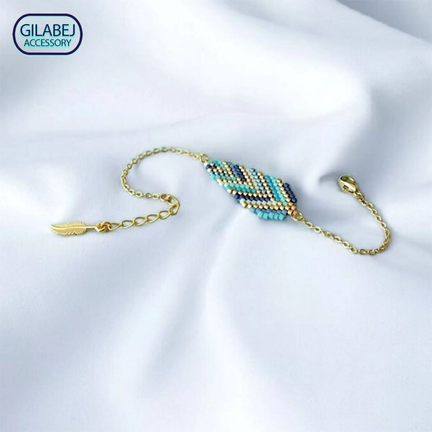 Miyuki Jewelry Set Leaf Design Code 3024 3