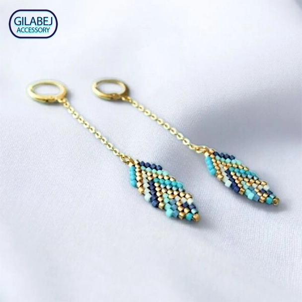 Miyuki Jewelry Set Leaf Design Code 3024 4