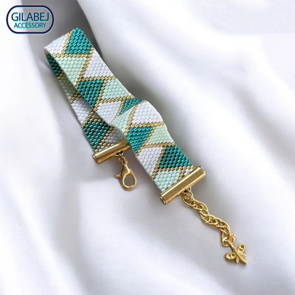 Miyuki Bracelet Trapezoid Design Code 3029 2