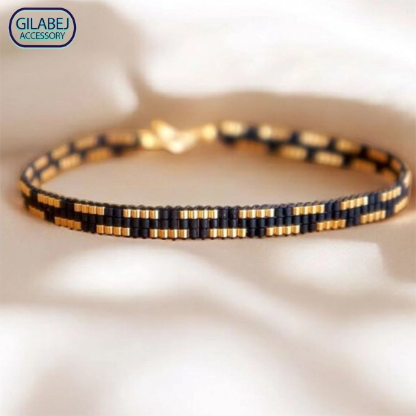 Miyuki Gold Line Anklet –2