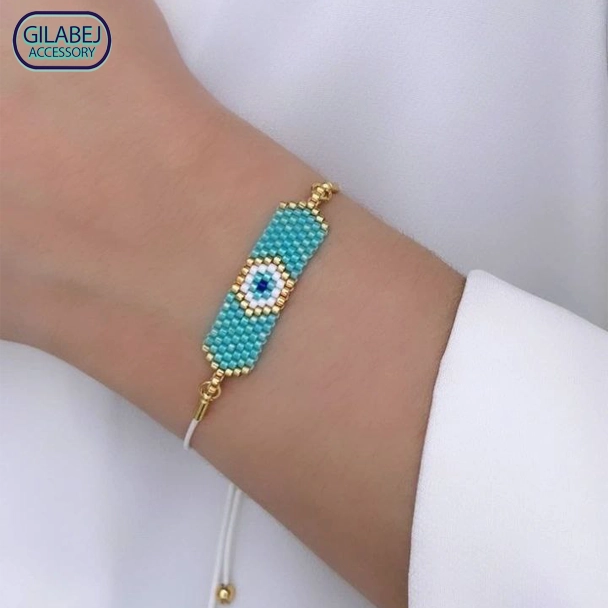 Miyuki Hexagonal Sliding Bracelet 3046