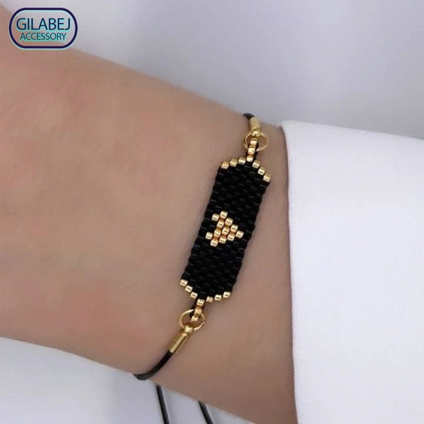Miyuki Hexagonal Sliding Bracelet 3048