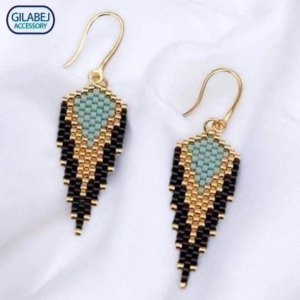 Miyuki Waterfall Earrings Code 3052