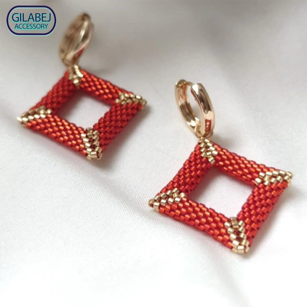 Miyuki Square Earrings 2
