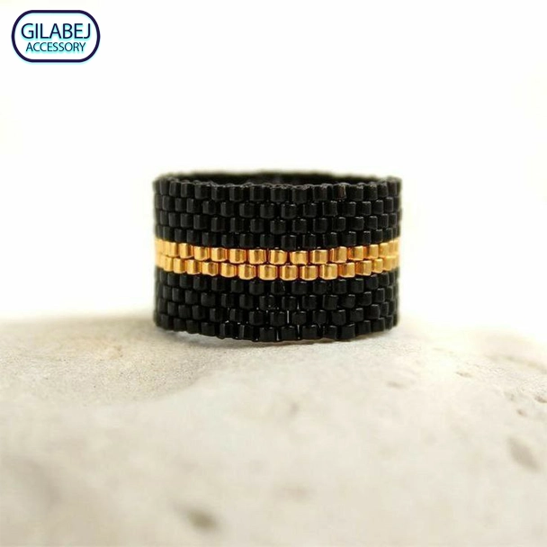 Miyuki Golden Line Ring 2