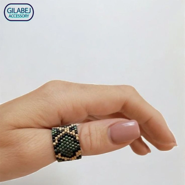 Miyuki Ring – X Design- 1